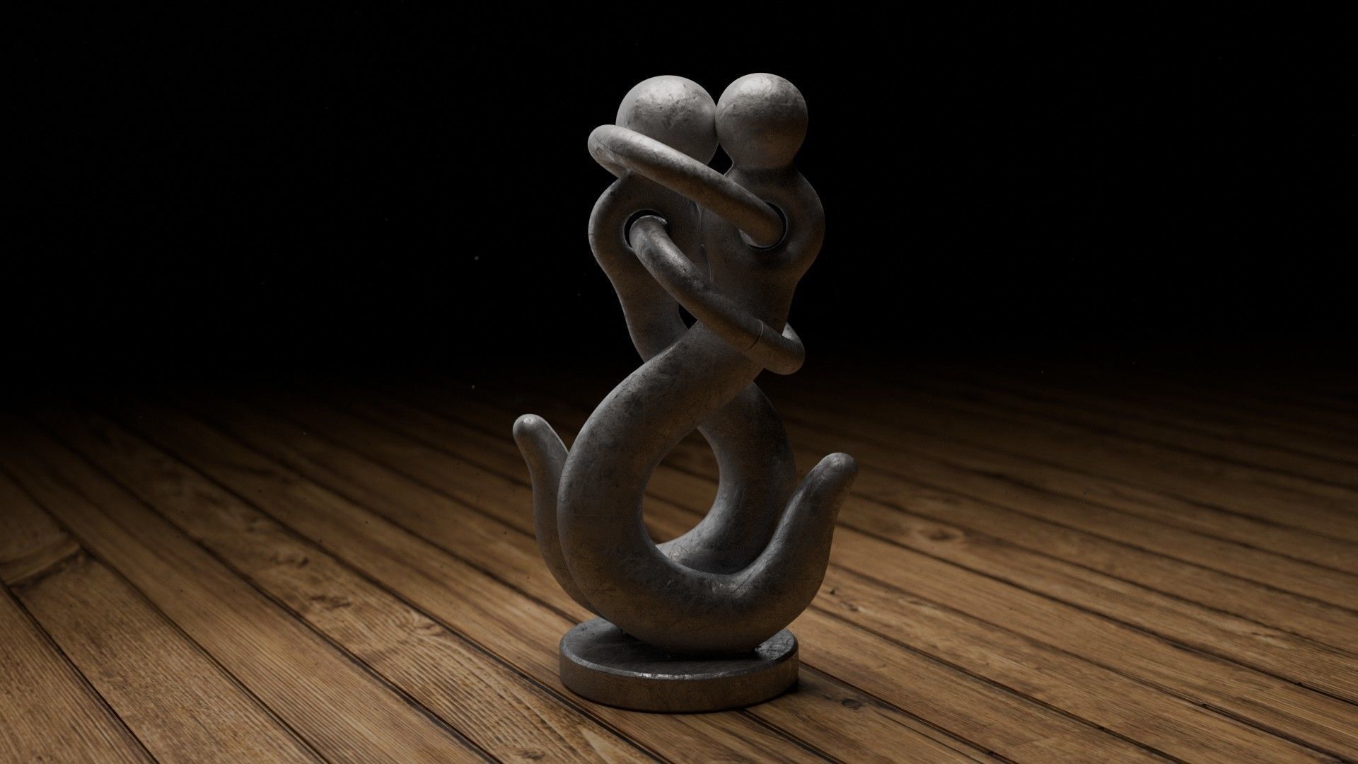 Hooks In Love Low-poly 3D model_2