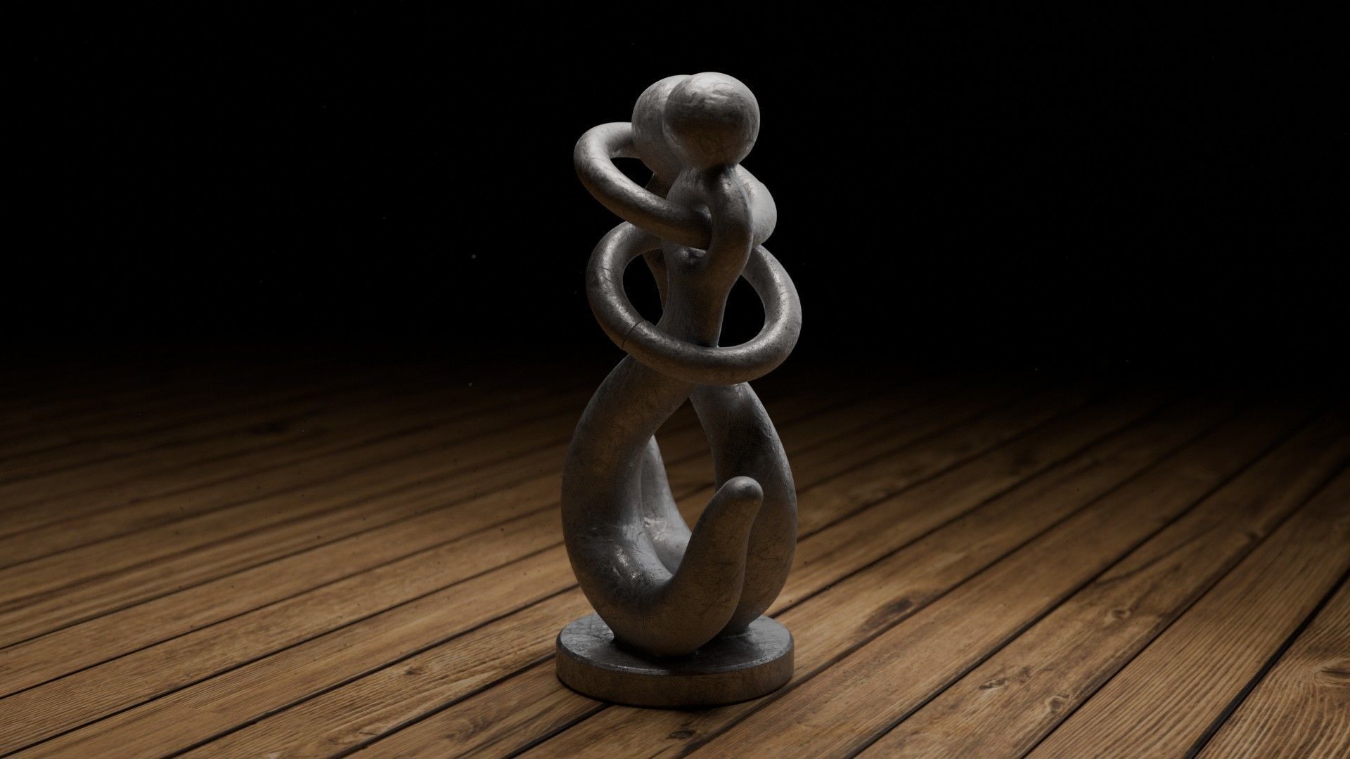 Hooks In Love Low-poly 3D model_1