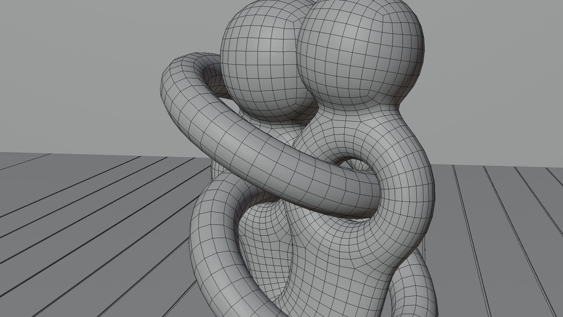 Hooks In Love Low-poly 3D model_19