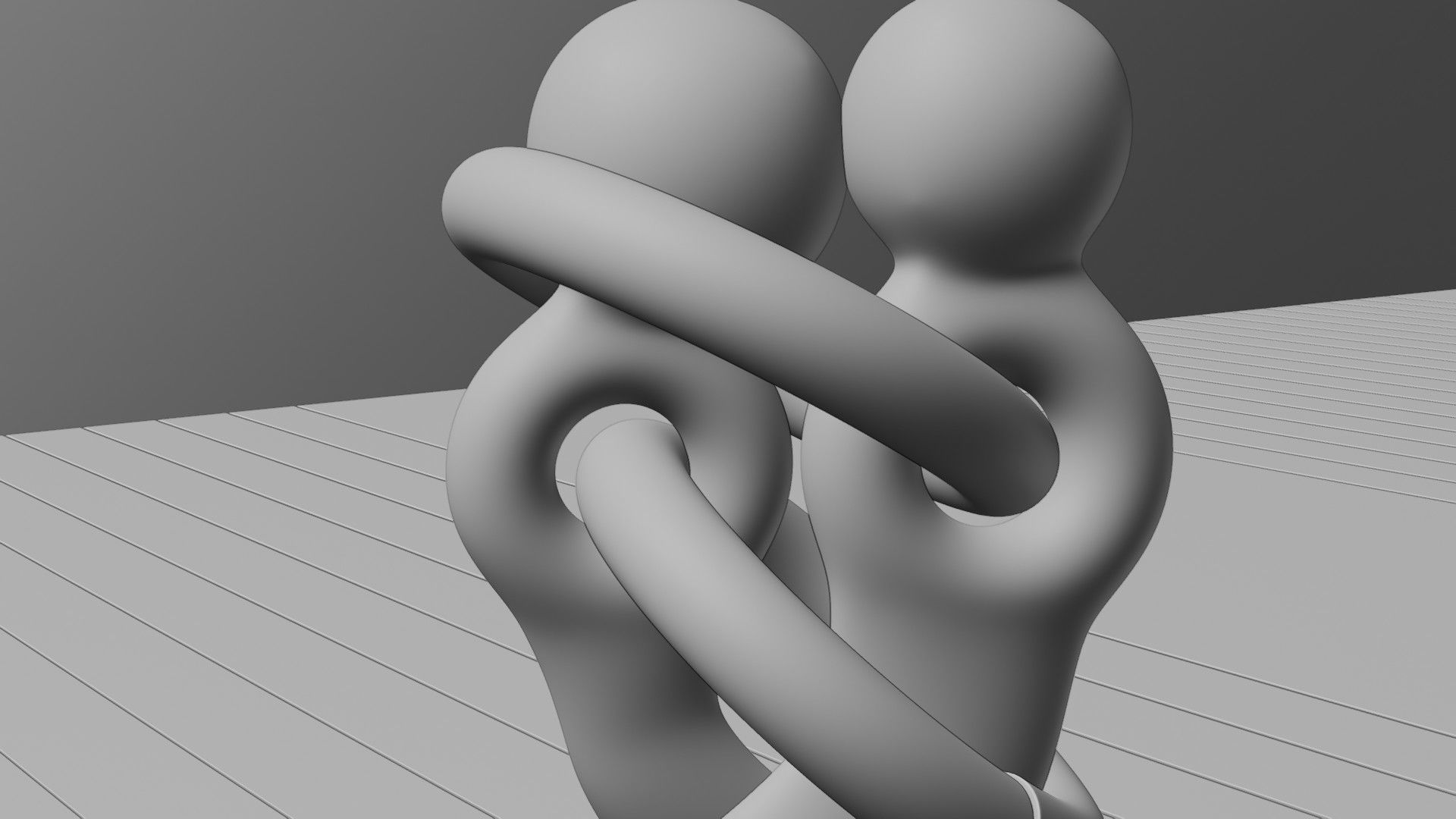 Hooks In Love Low-poly 3D model_10