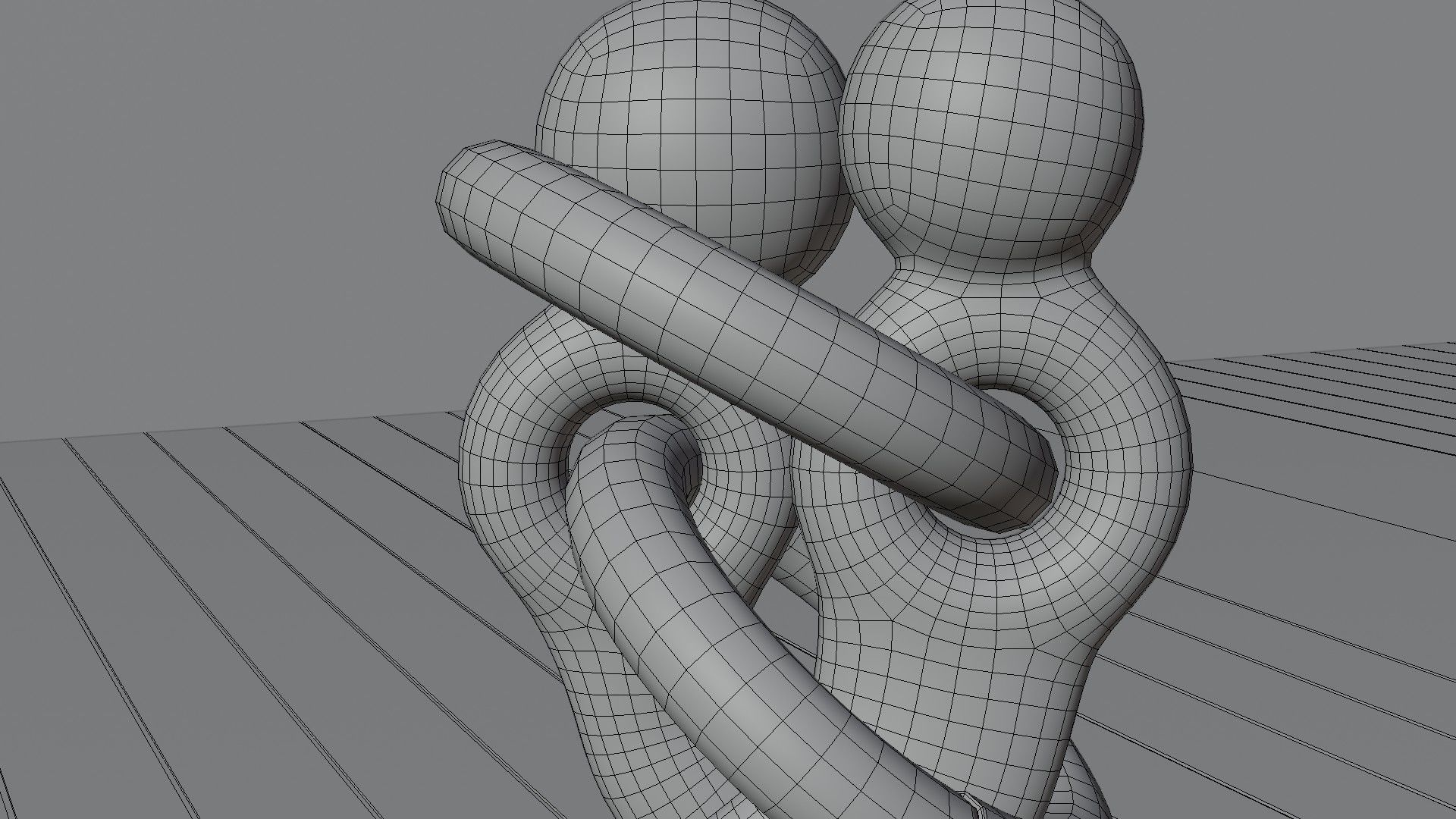 Hooks In Love Low-poly 3D model_18