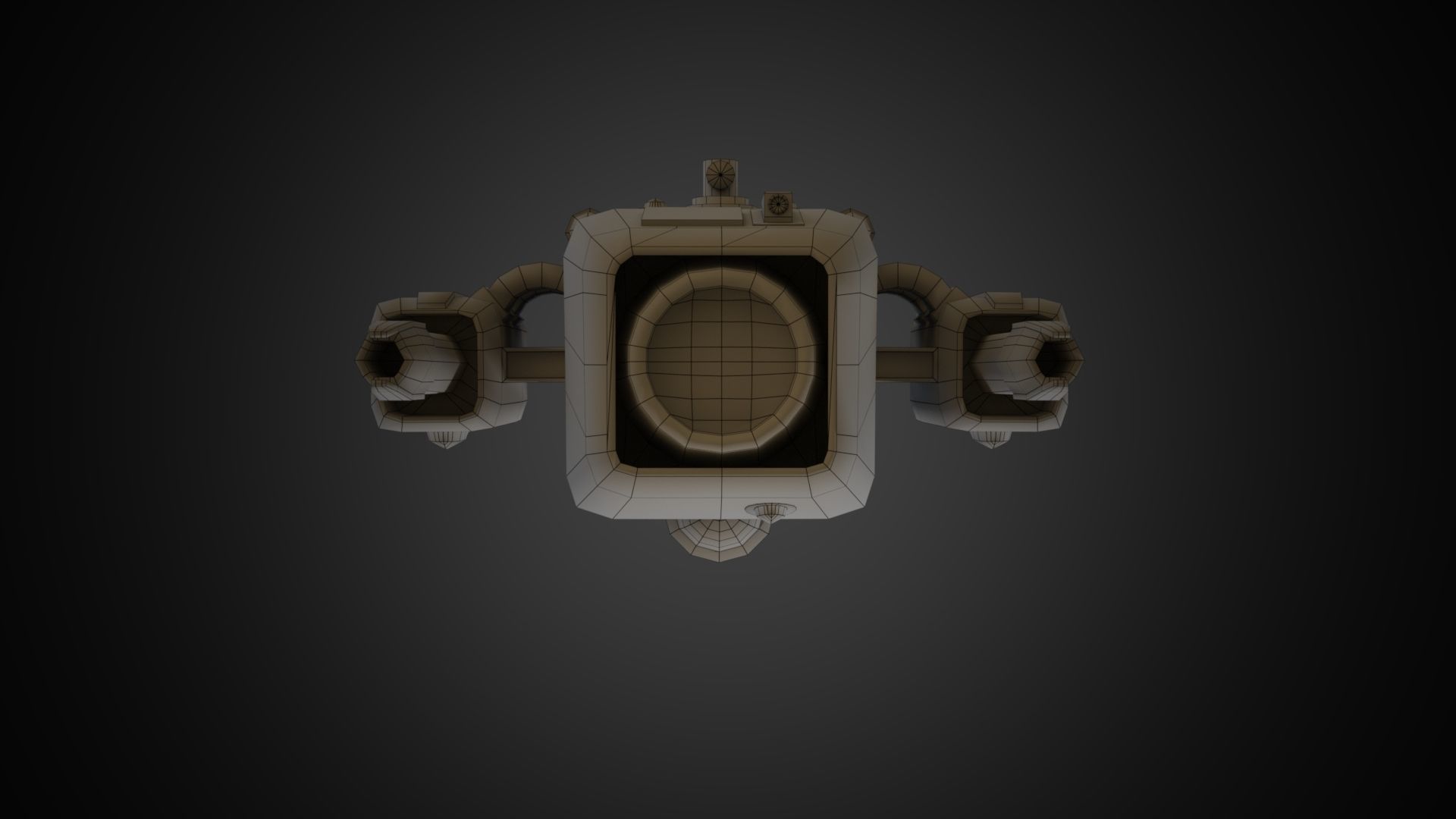 Sci-fi Drone MD-01 Low-poly 3D model_23