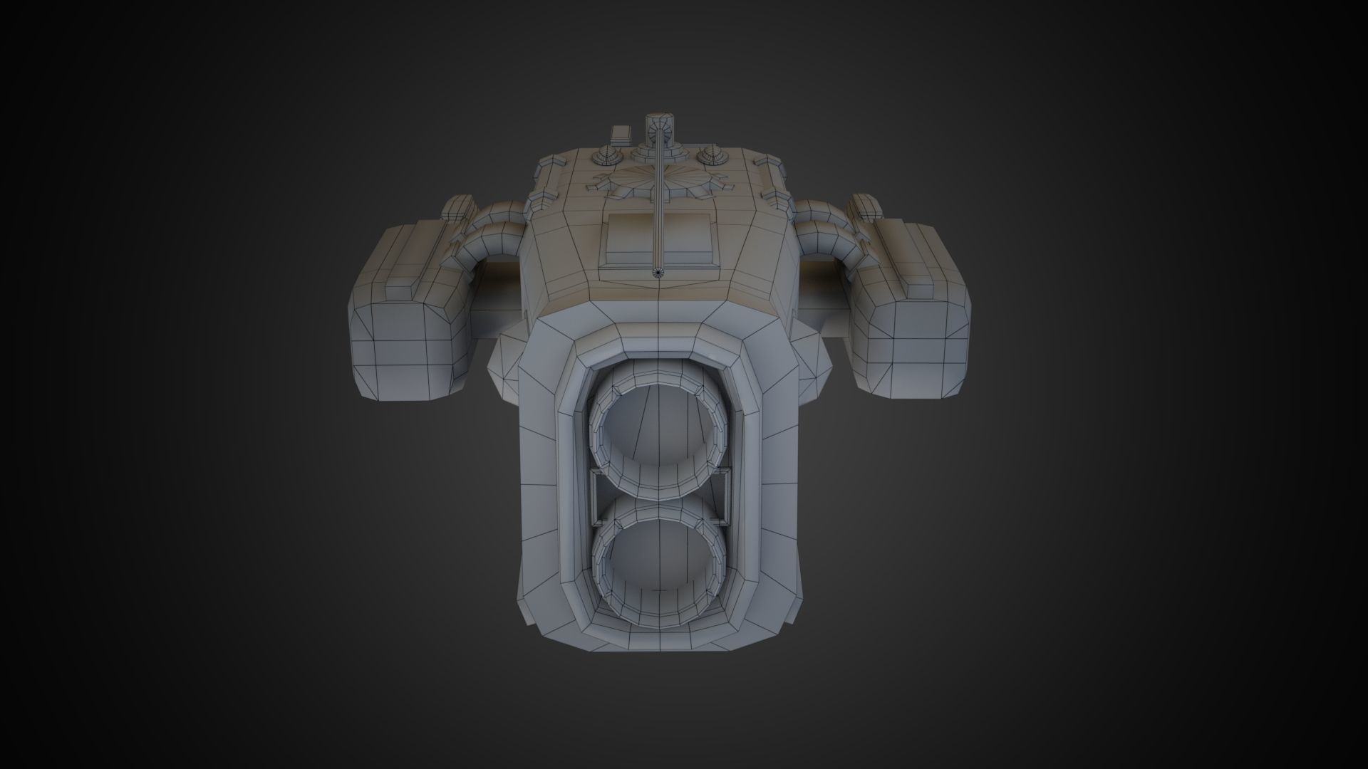 Sci-fi Drone MD-01 Low-poly 3D model_22