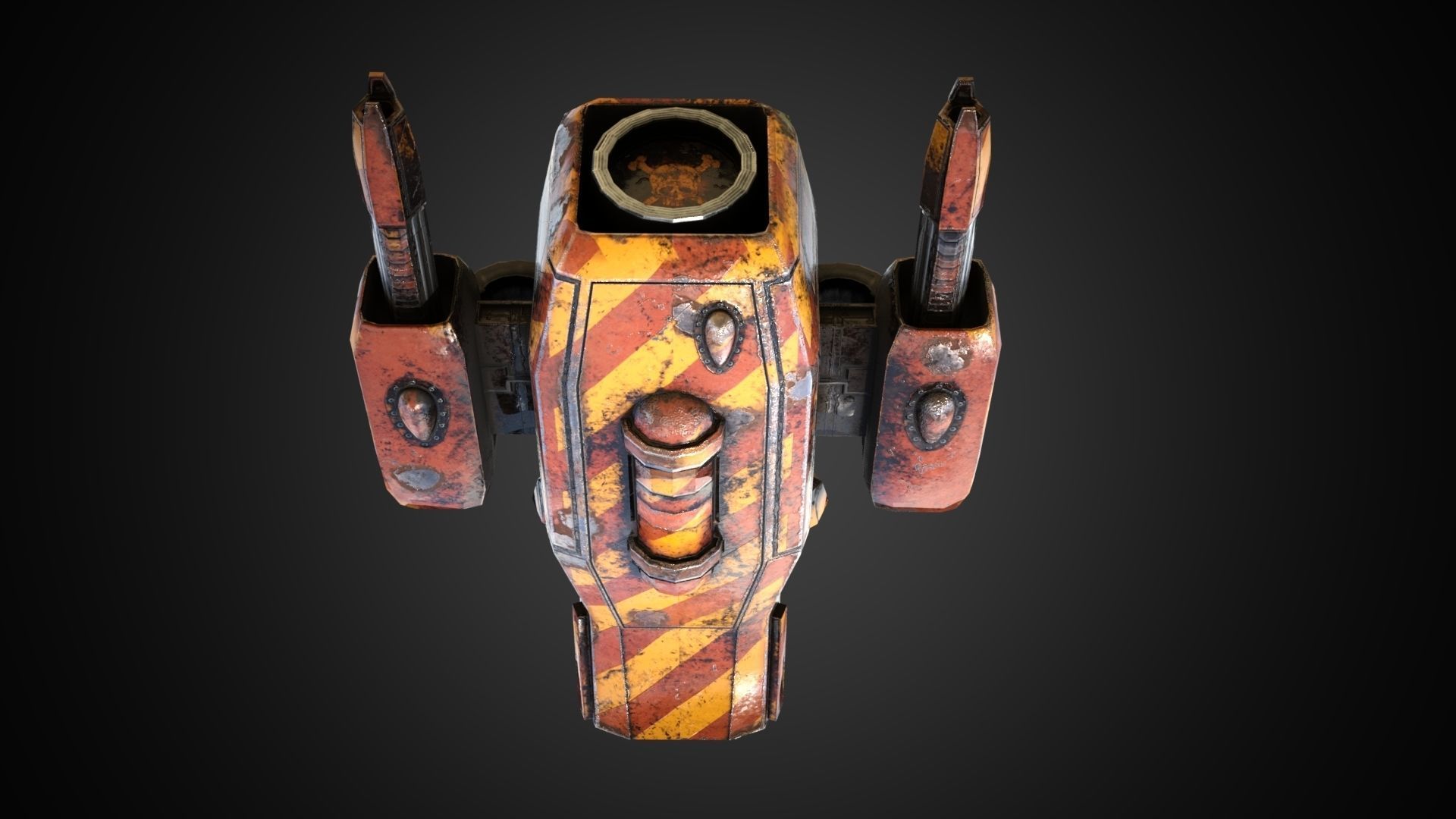 Sci-fi Drone MD-01 Low-poly 3D model_11