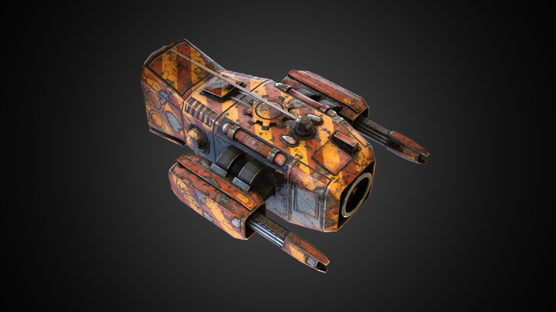 Sci-fi Drone MD-01 Low-poly 3D model_16