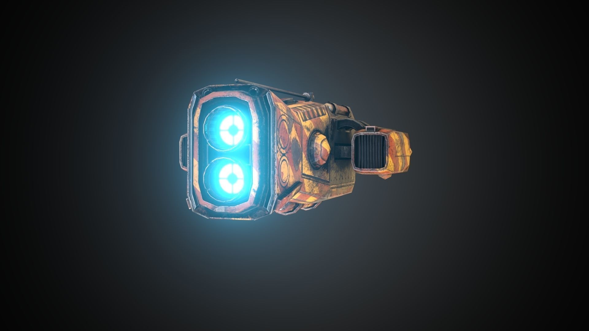 Sci-fi Drone MD-01 Low-poly 3D model_17