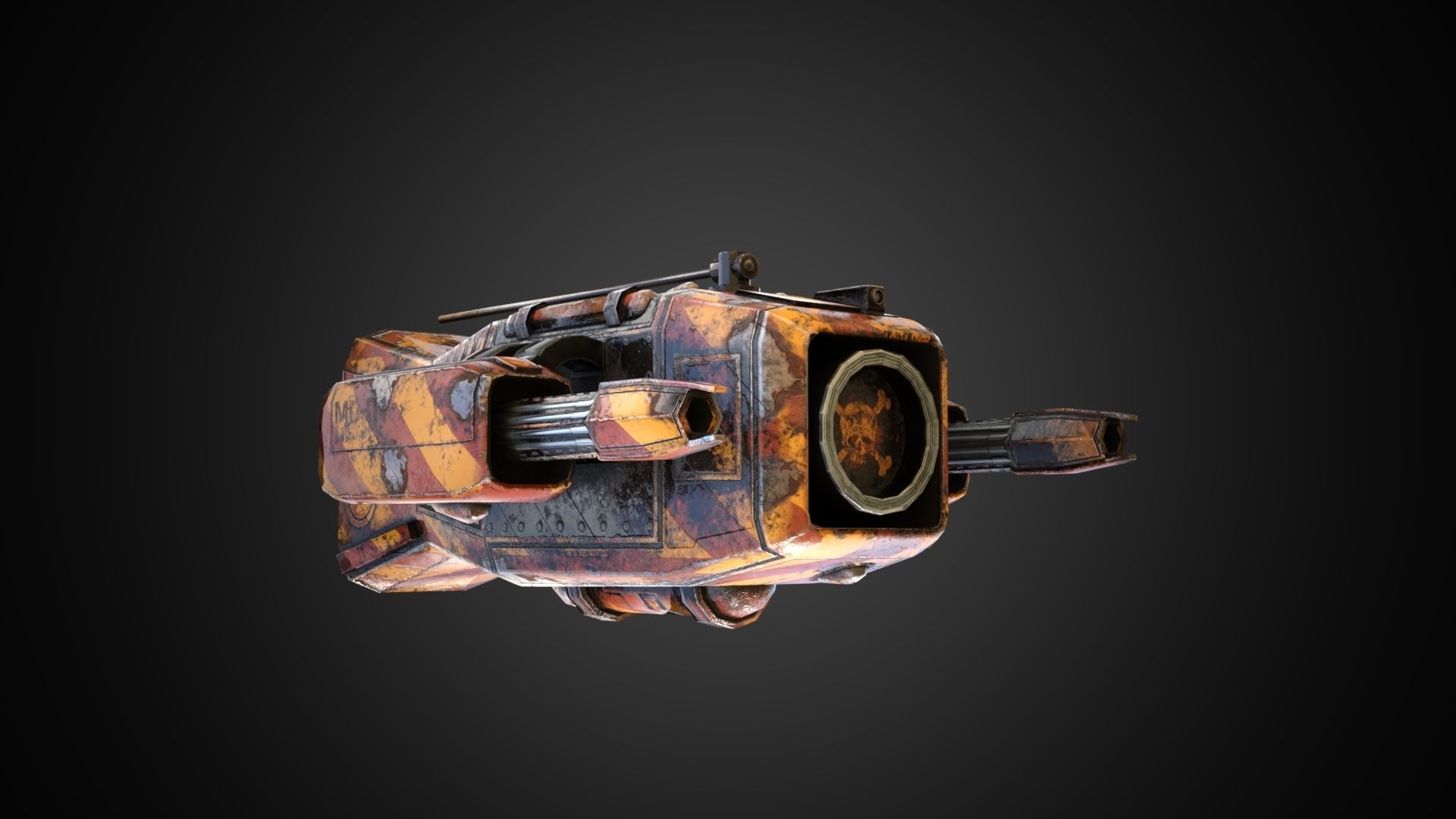 Sci-fi Drone MD-01 Low-poly 3D model_18