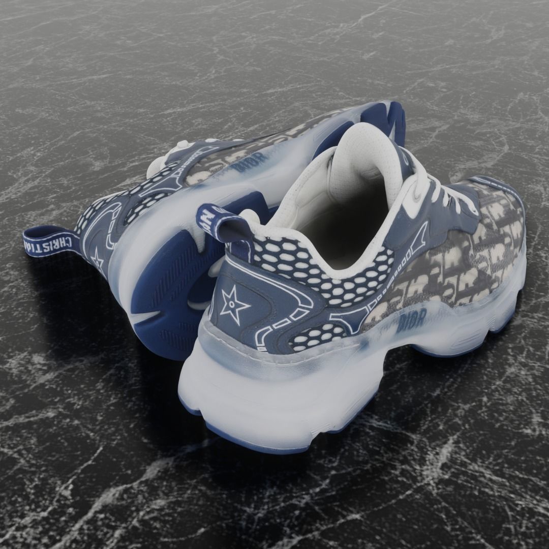 CHRISTIAN DIOR 3D SHOES 3D model_5