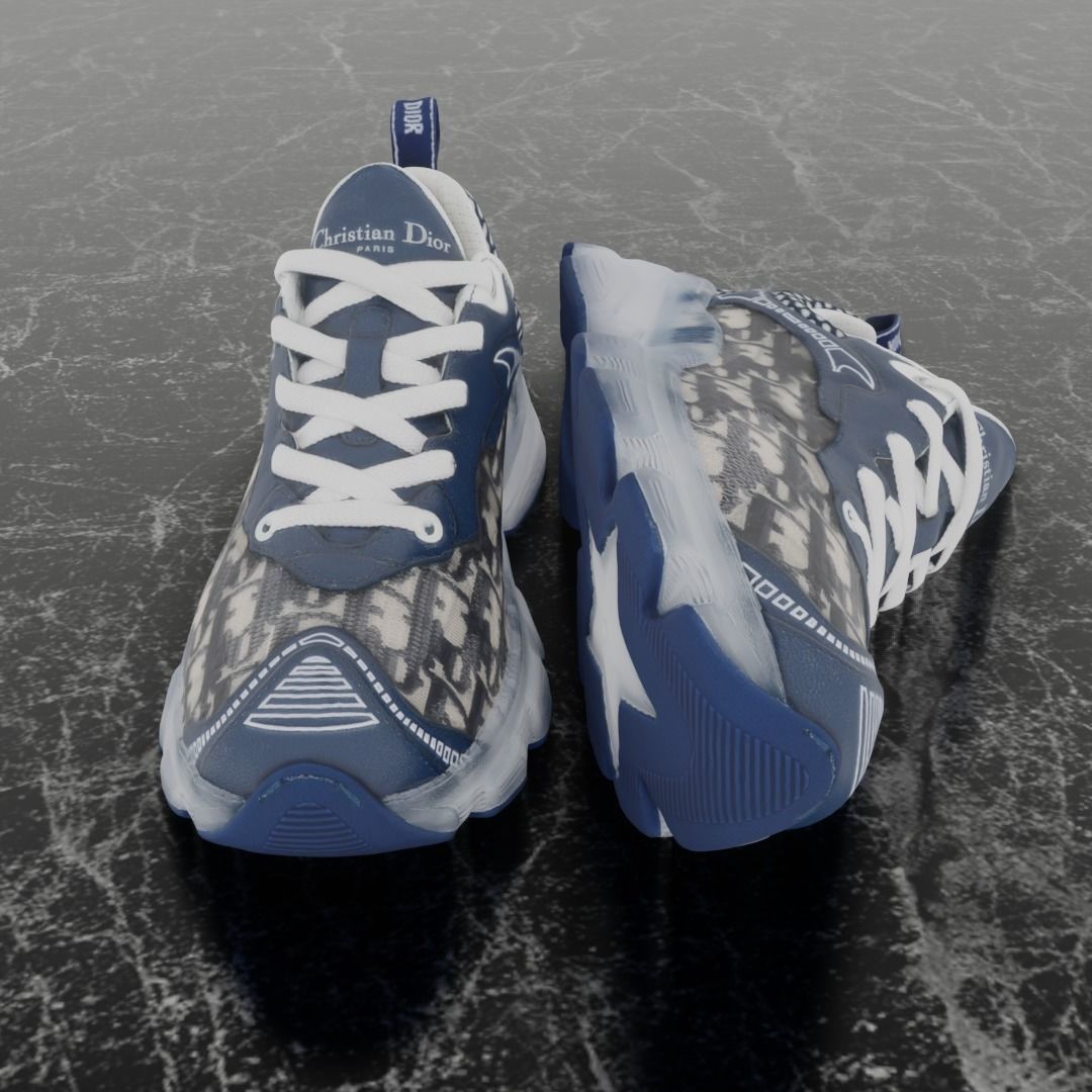CHRISTIAN DIOR 3D SHOES 3D model_2