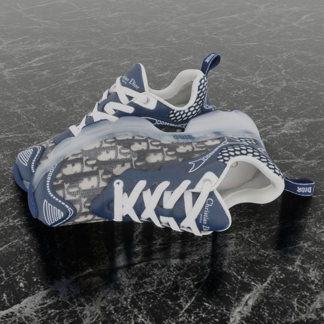 CHRISTIAN DIOR 3D SHOES 3D model_1