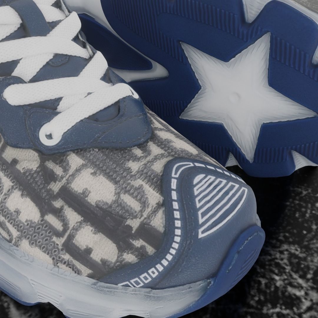 CHRISTIAN DIOR 3D SHOES 3D model_12