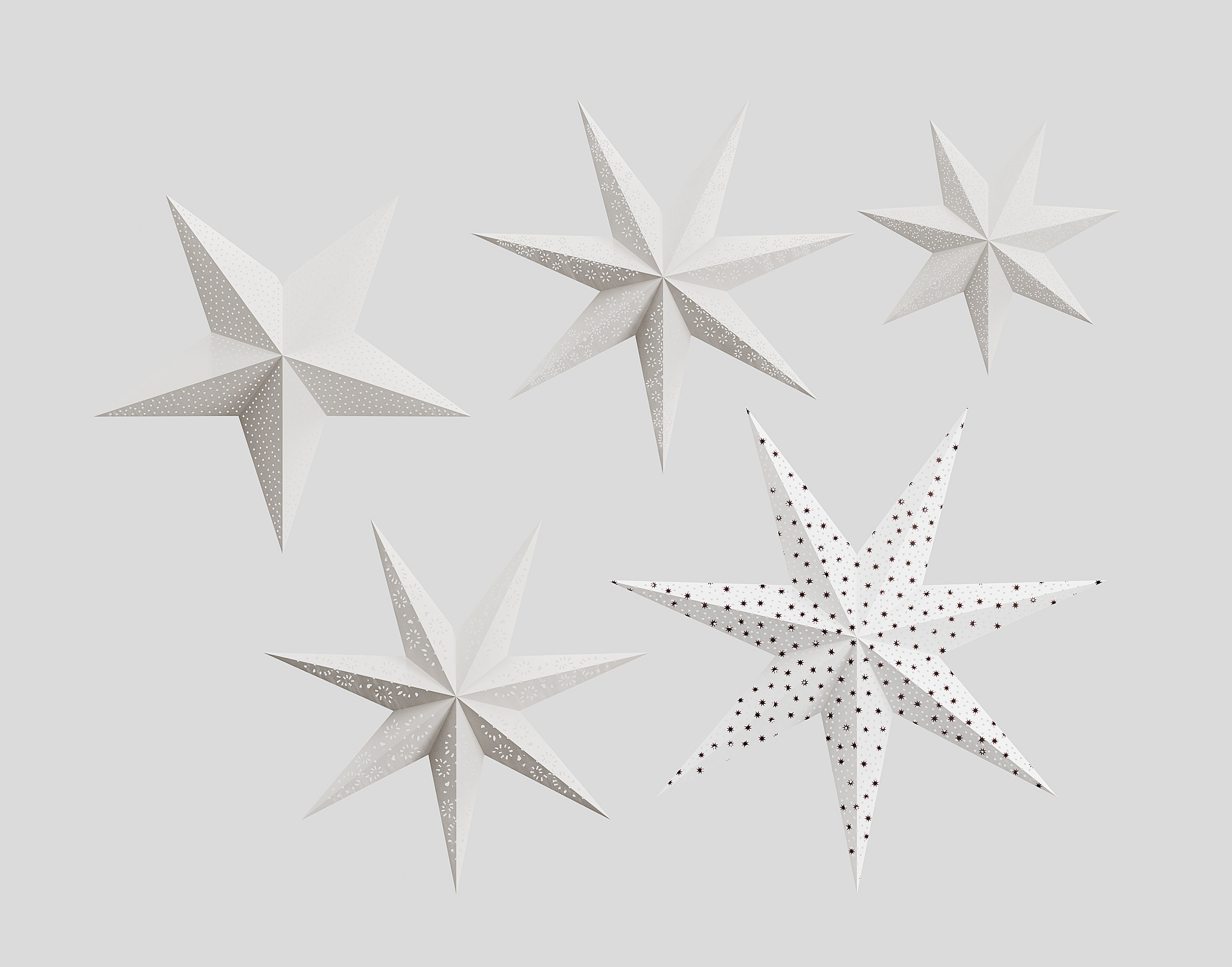 IKEA Strala Paper Stars 3D model | CGTrader