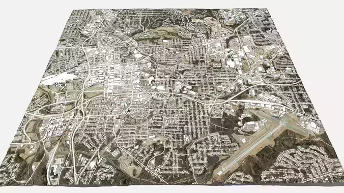 Cityscape Winston Salem USA