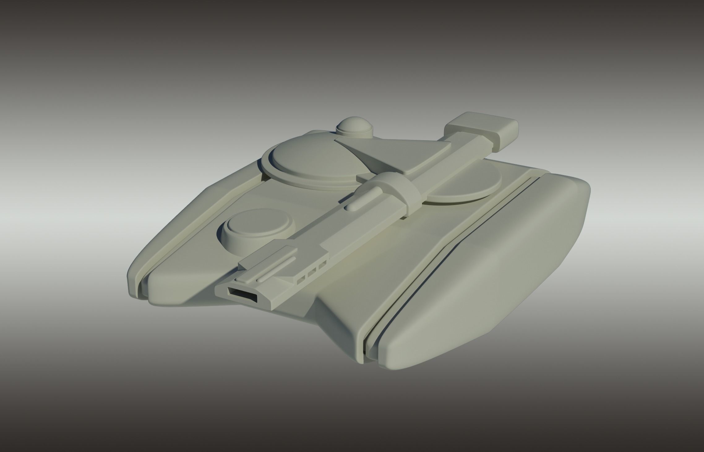 Tron - Game Grid Tank 3D print model_4