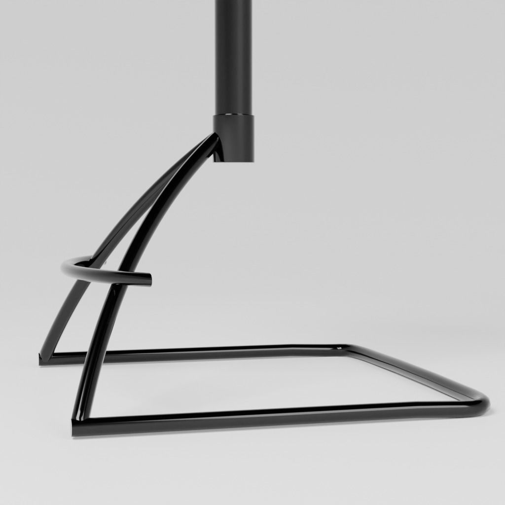 Bar stool 3D model_7