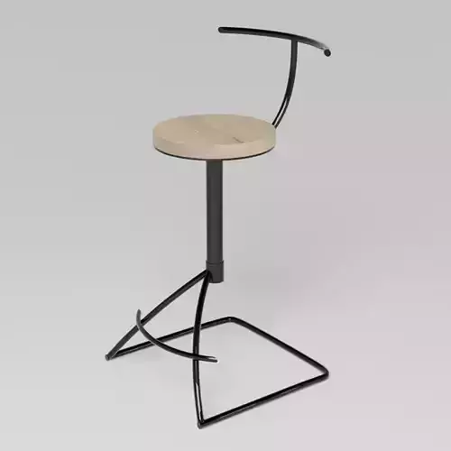 Bar stool 3D model