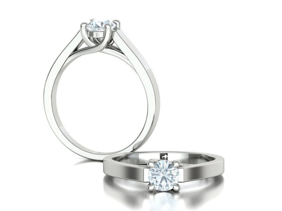 Trellis Engagement Ring Half Carat Stone 2 RINGS COLLECTION _12