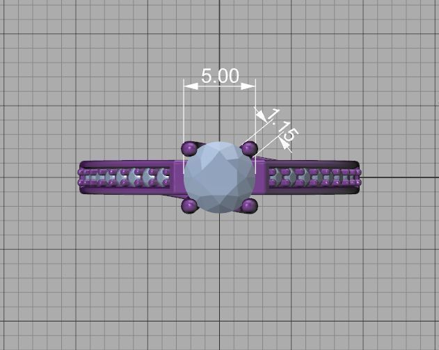 Trellis Engagement Ring Half Carat Stone 2 RINGS COLLECTION _32