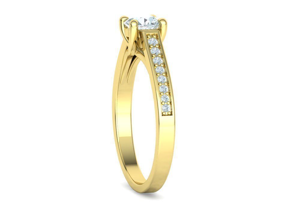Trellis Engagement Ring Half Carat Stone 2 RINGS COLLECTION _51