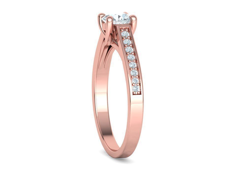 Trellis Engagement Ring Half Carat Stone 2 RINGS COLLECTION _50