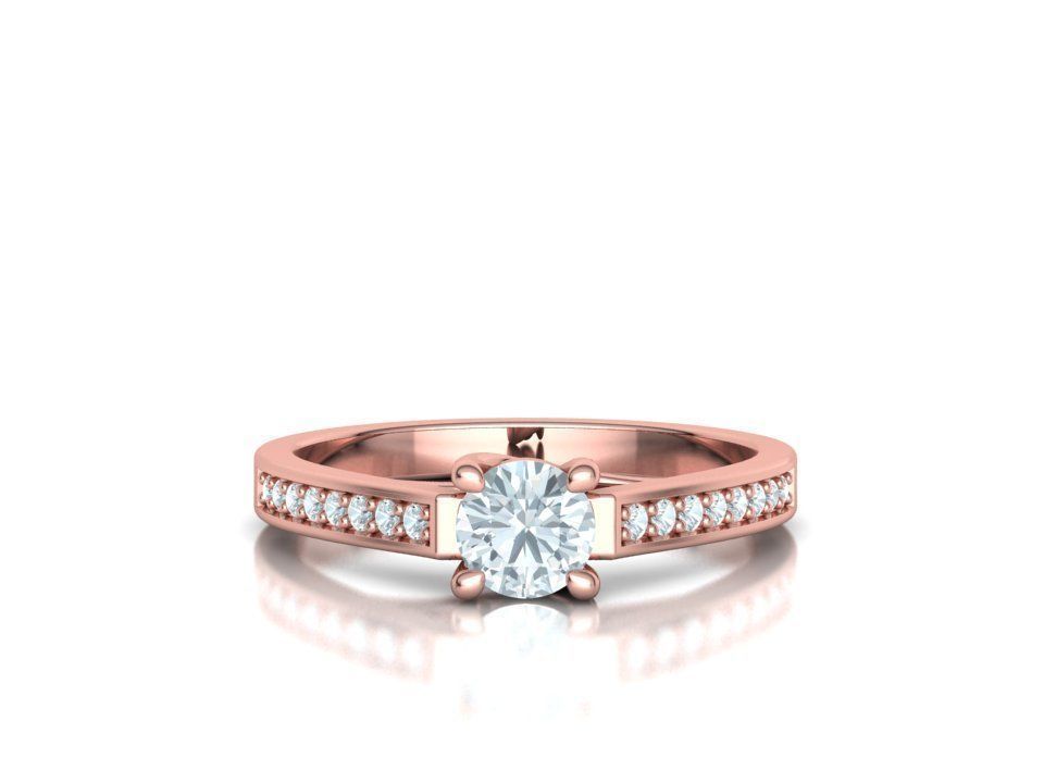 Trellis Engagement Ring Half Carat Stone 2 RINGS COLLECTION _41