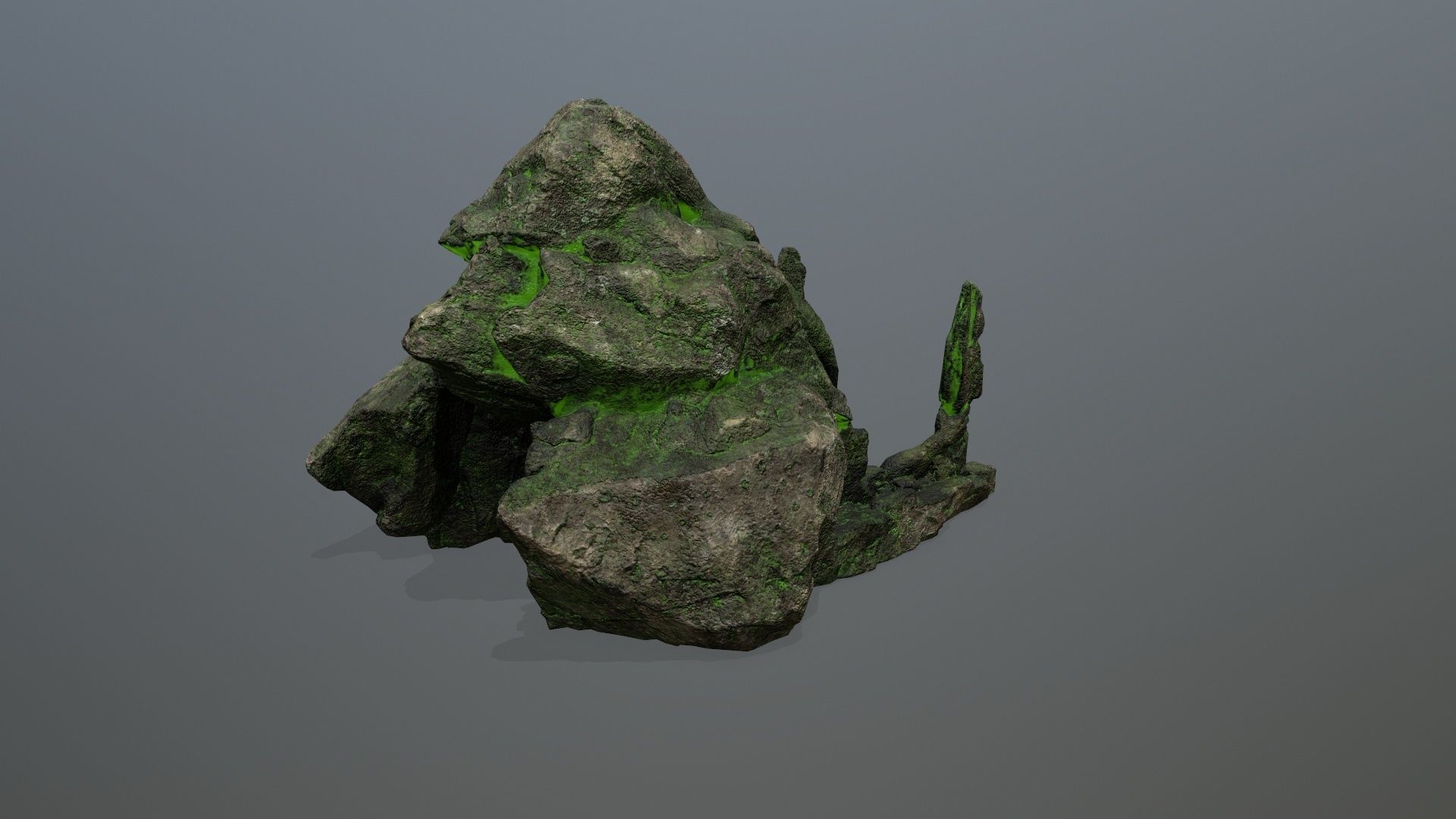 skull gate Low-poly 3D model_6