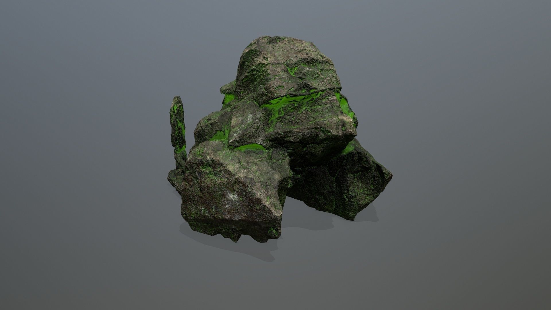 skull gate Low-poly 3D model_8