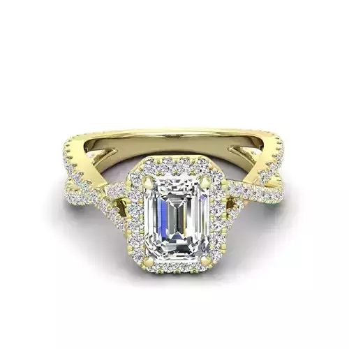 Engagement ring Ruya emerald 