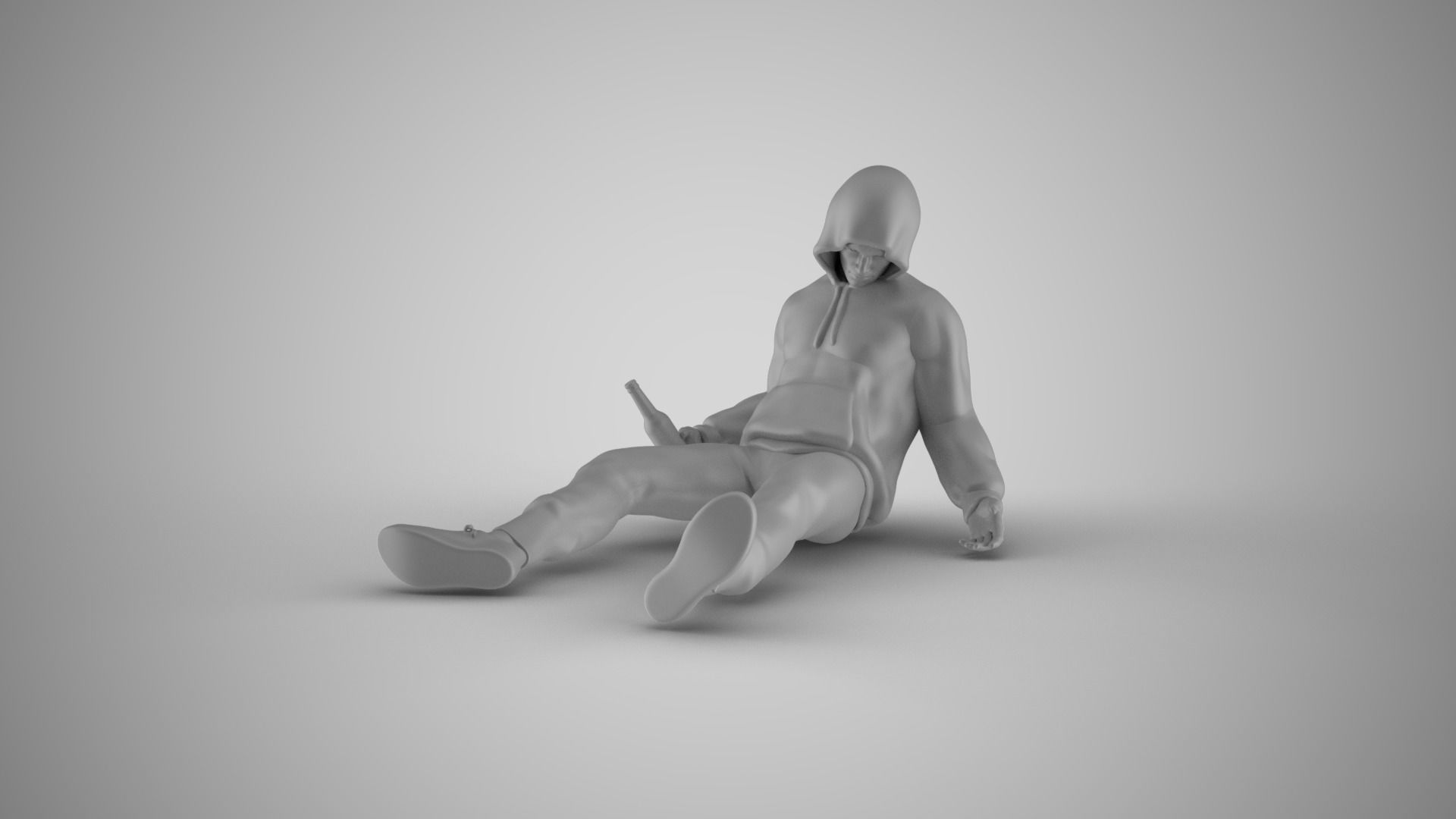 Drunk Man 3D print model_8