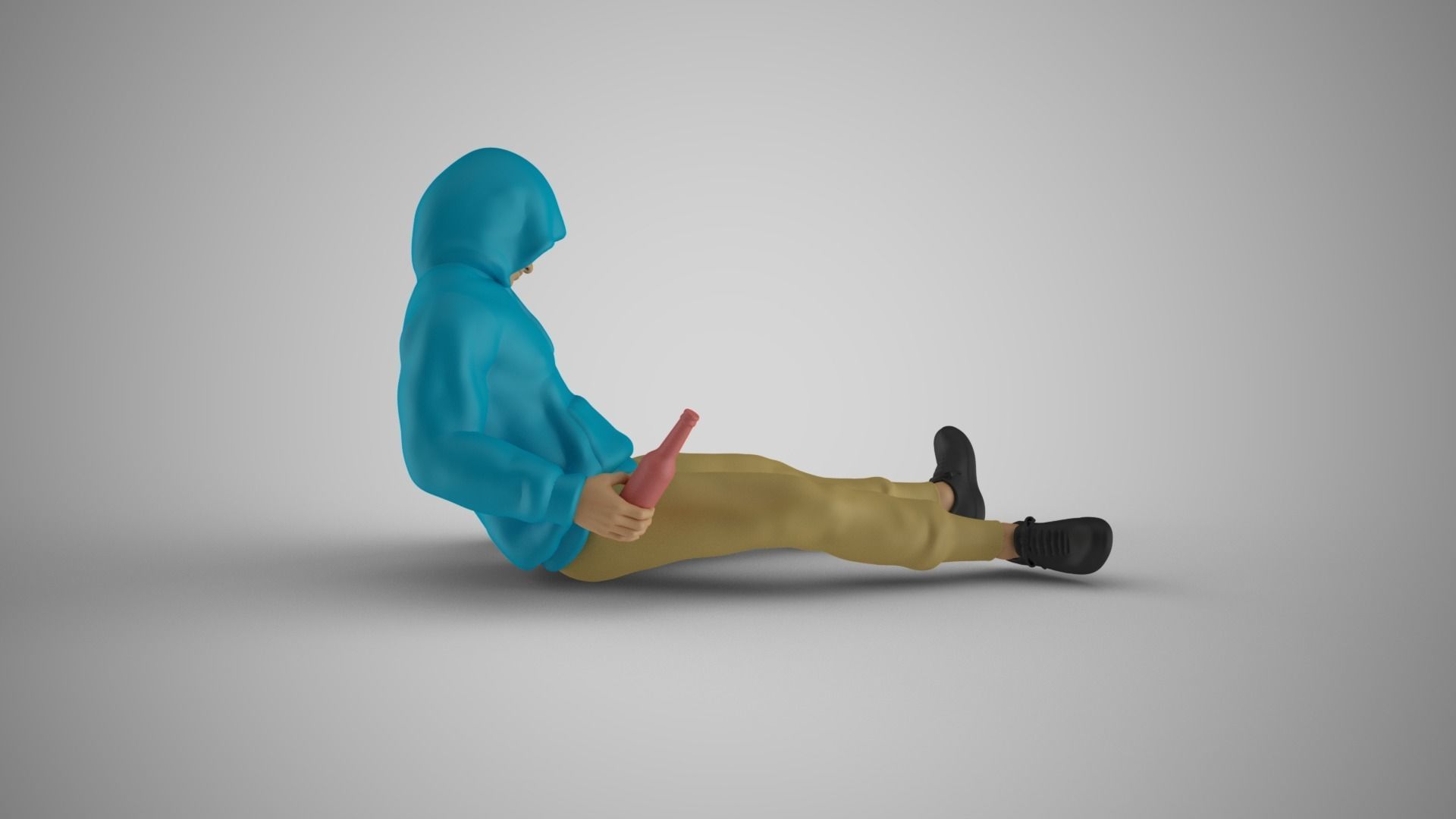 Drunk Man 3D print model_4