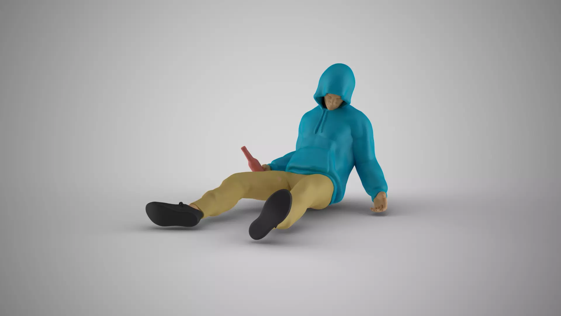 Drunk Man 3D print model_0