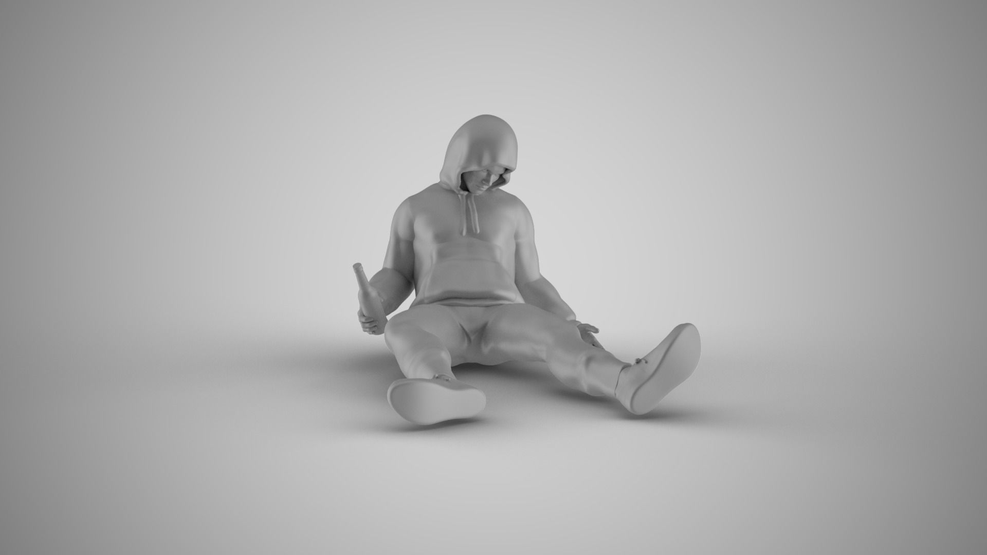 Drunk Man 3D print model_9