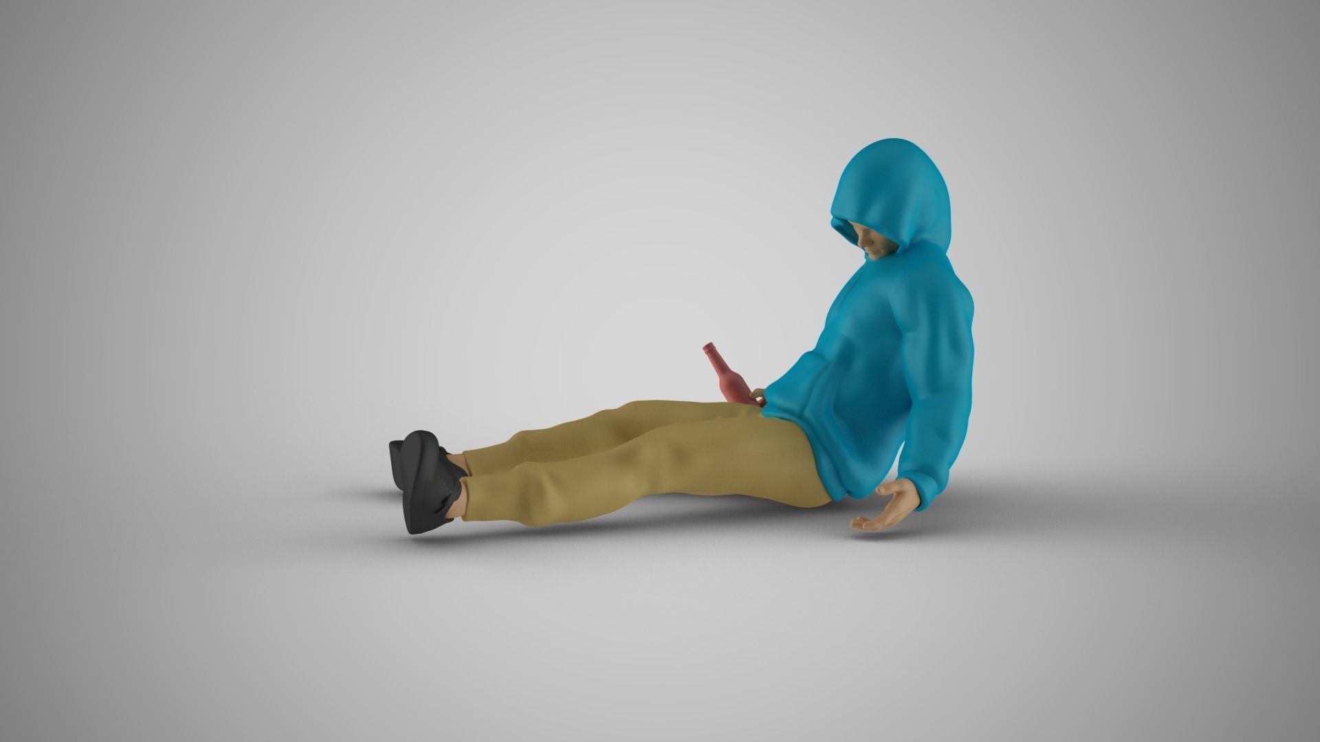 Drunk Man 3D print model_7
