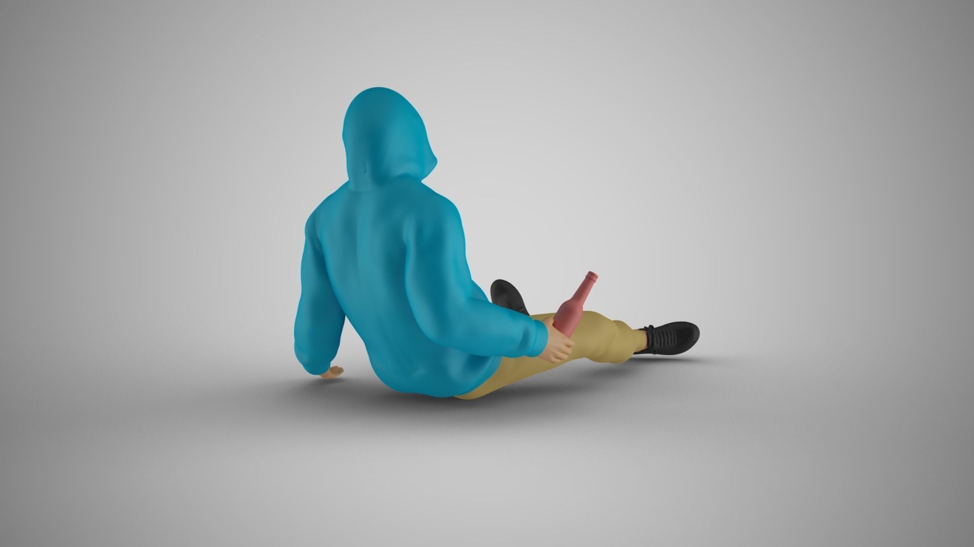 Drunk Man 3D print model_5