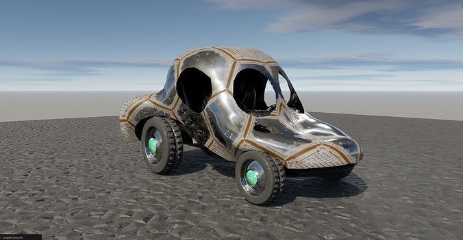 Car 9 Low-poly 3D model