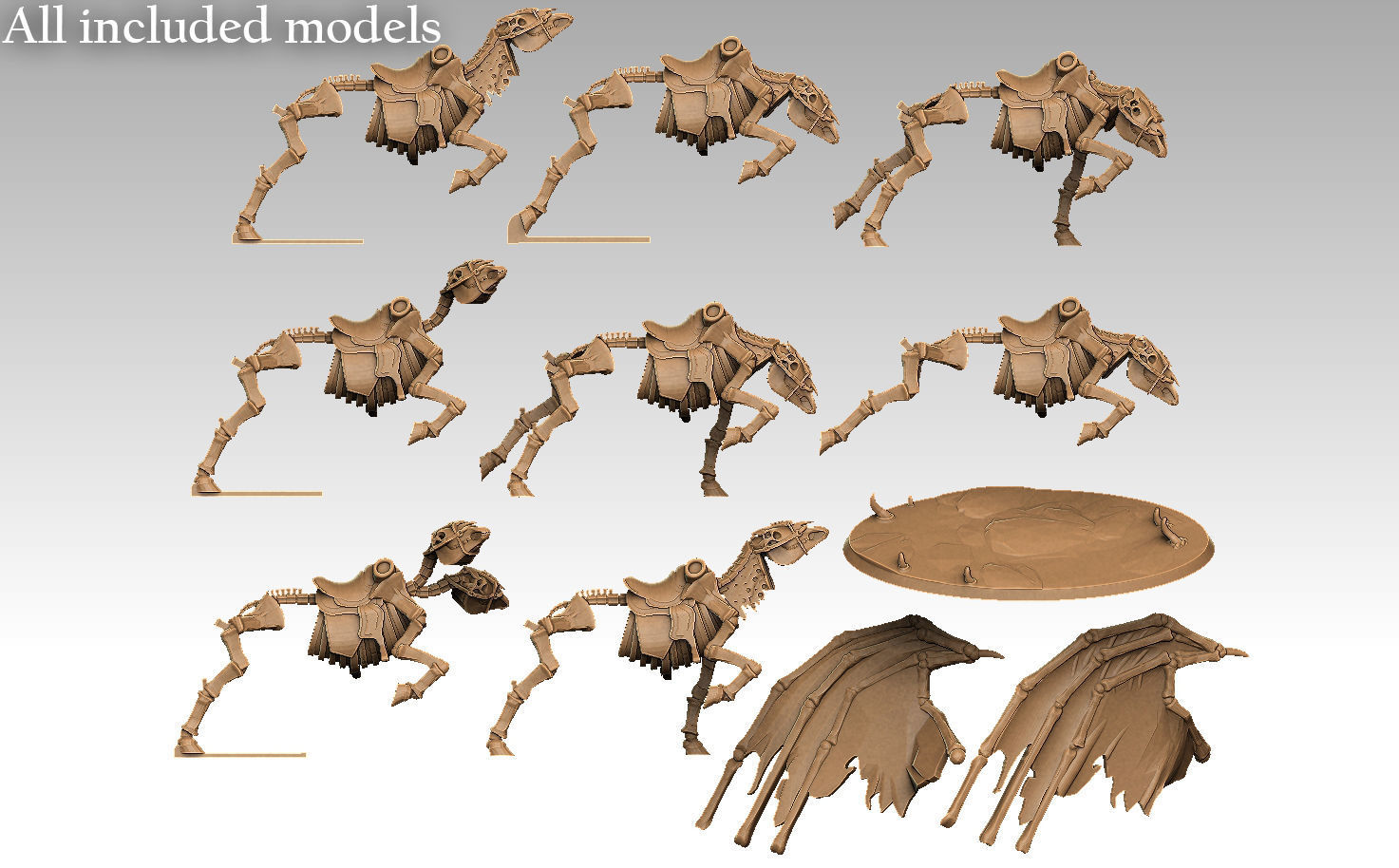 Undead Pegasi 3D print model_1