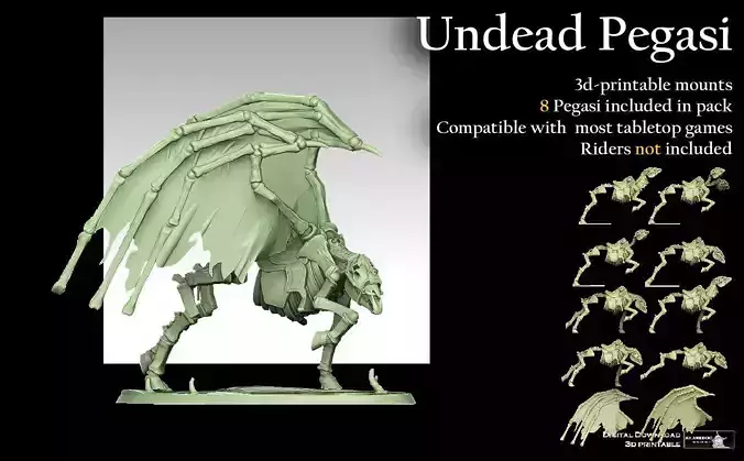 Undead Pegasi 3D print model