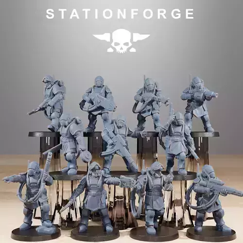 RoyalGuard Commandos 3D print model
