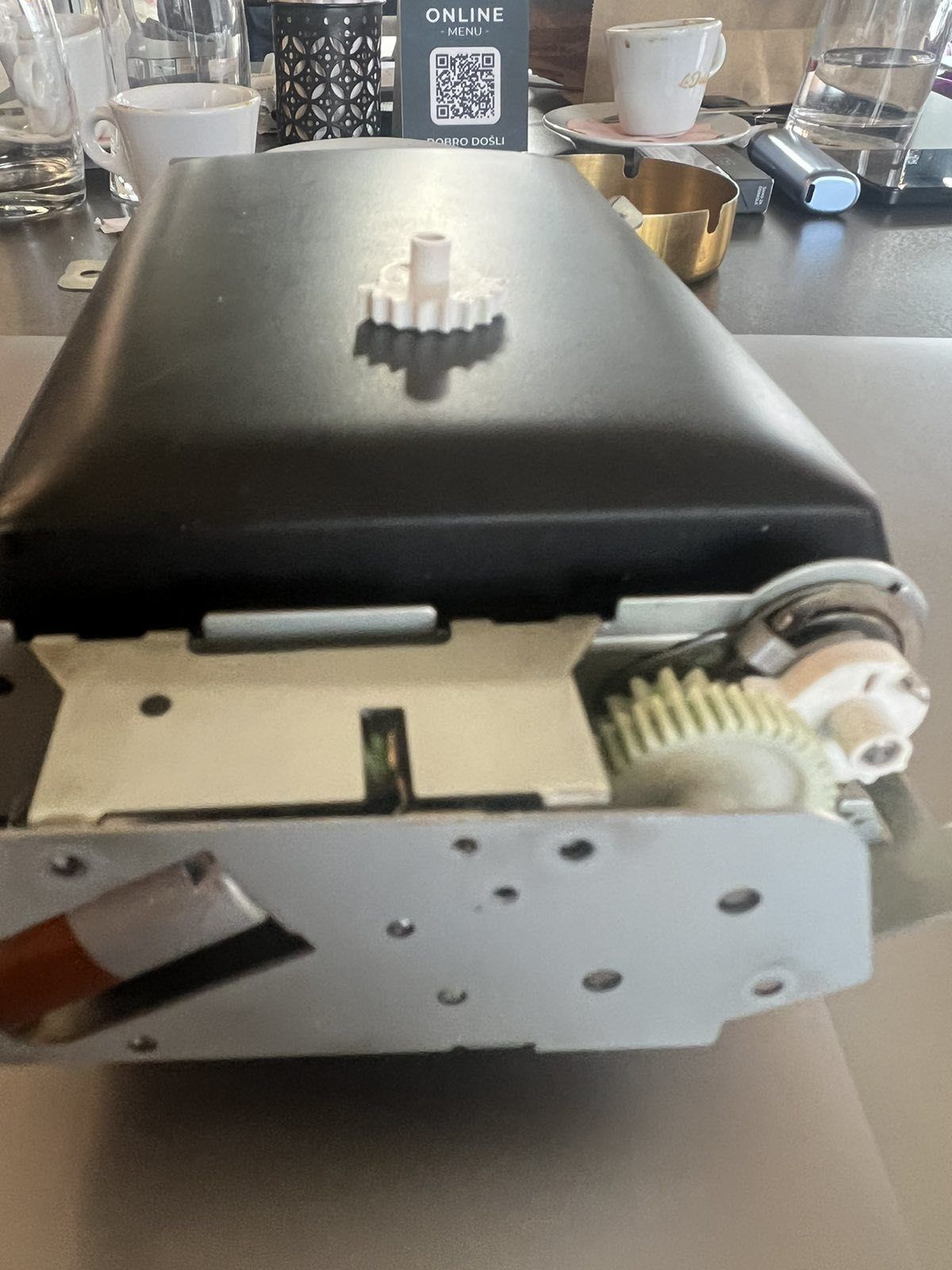 Volvo Multimedia Drive Gear Replacement 3D print model_3