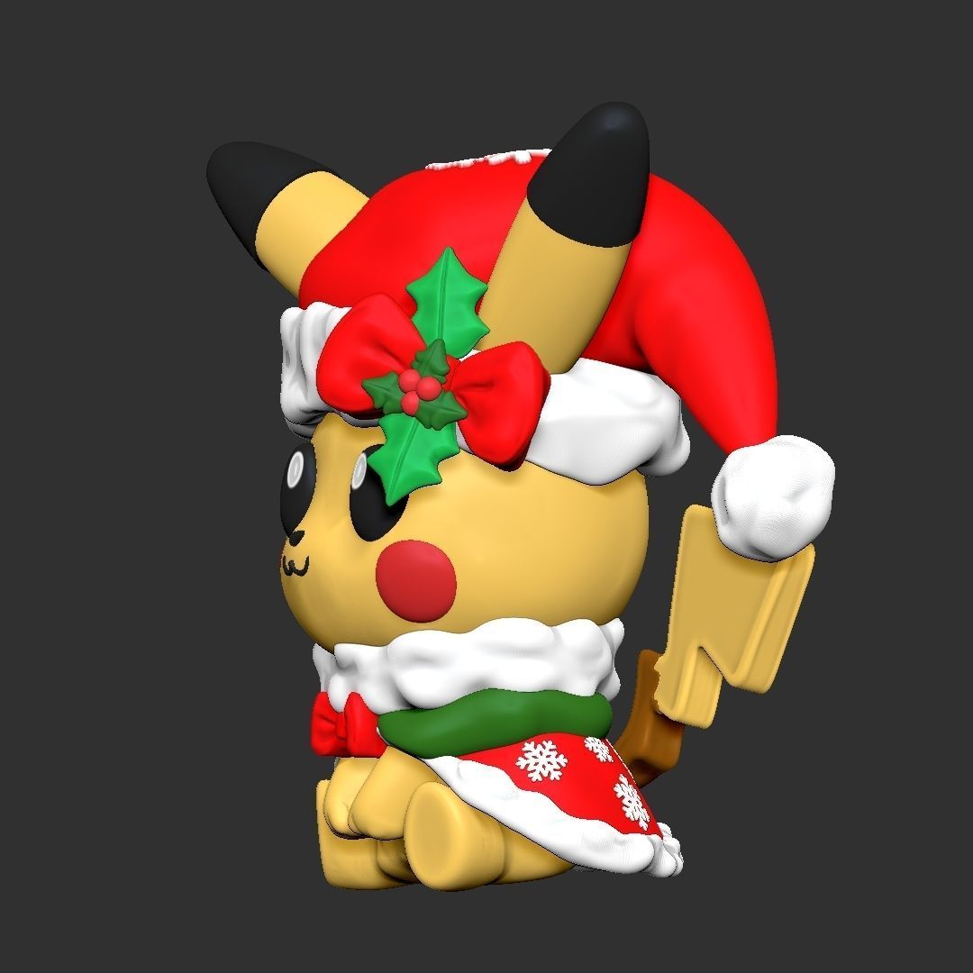 PIKA CHRISTMAS MODEL FOR 3D PRINTING 3D print model_1