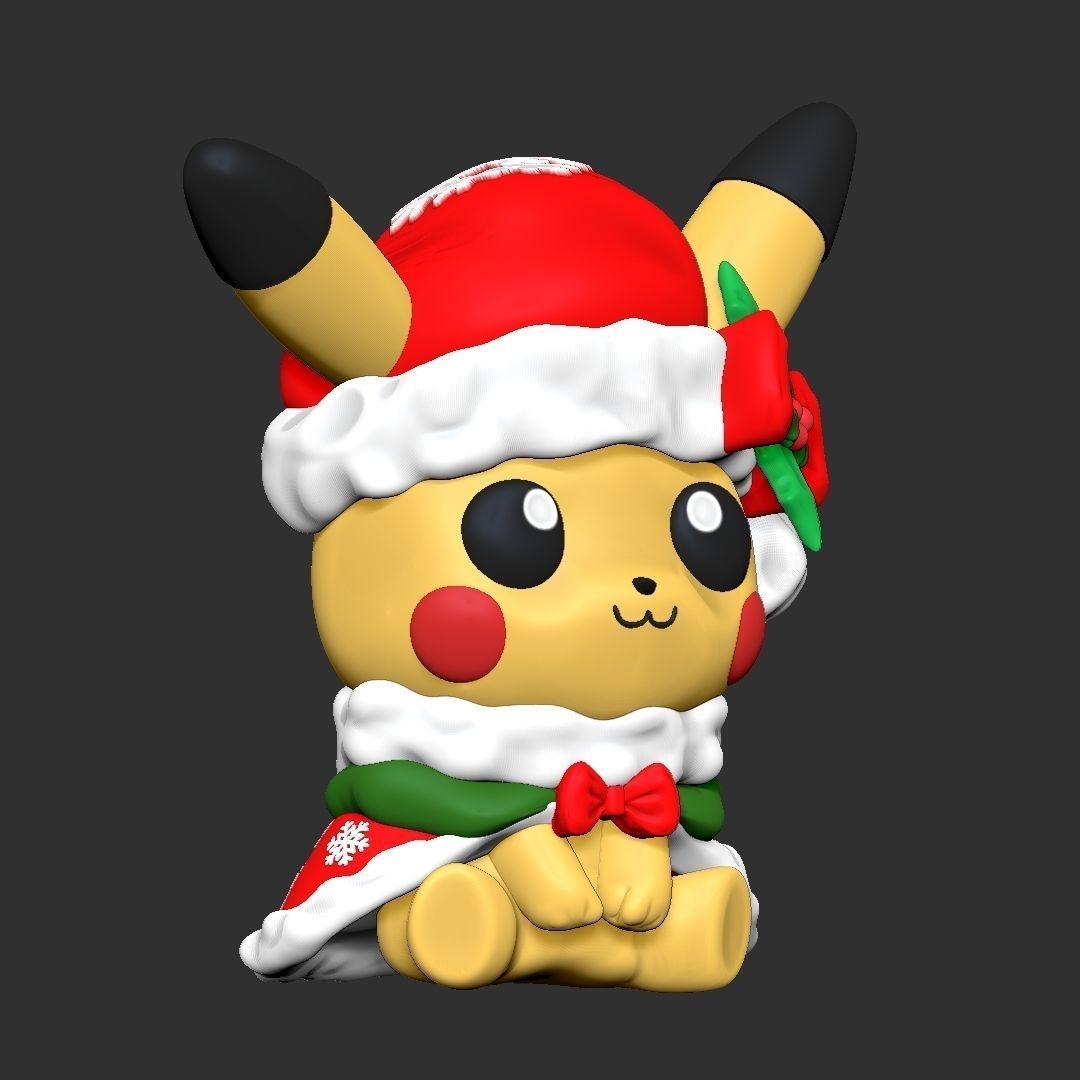 PIKA CHRISTMAS MODEL FOR 3D PRINTING 3D print model_3