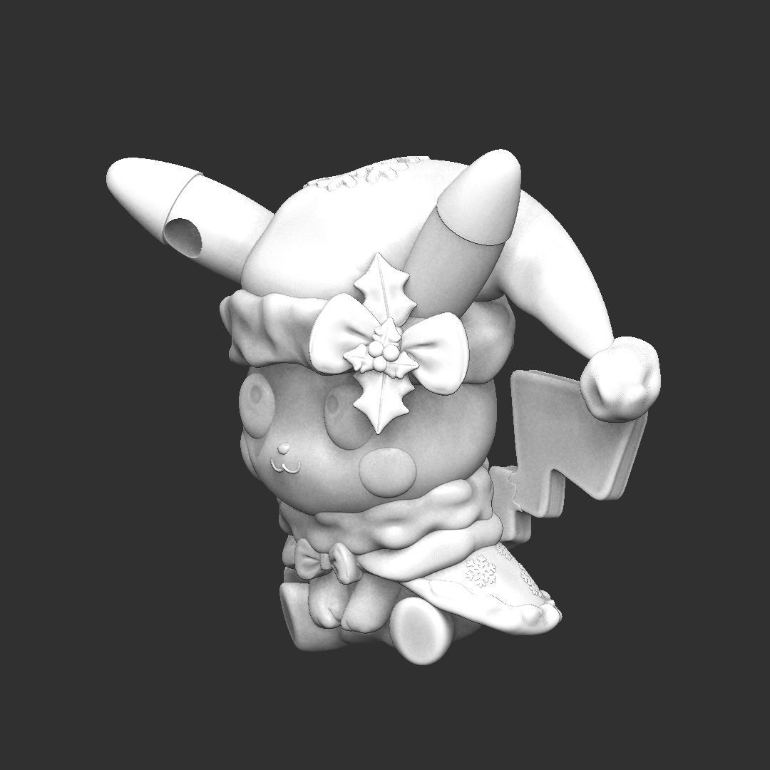 PIKA CHRISTMAS MODEL FOR 3D PRINTING 3D print model_5
