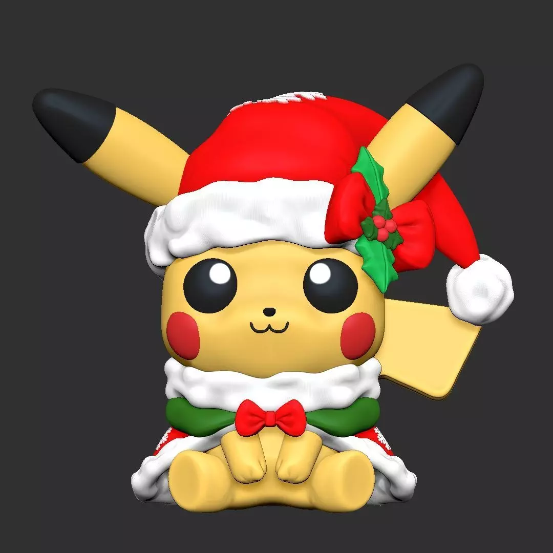 PIKA CHRISTMAS MODEL FOR 3D PRINTING 3D print model_0