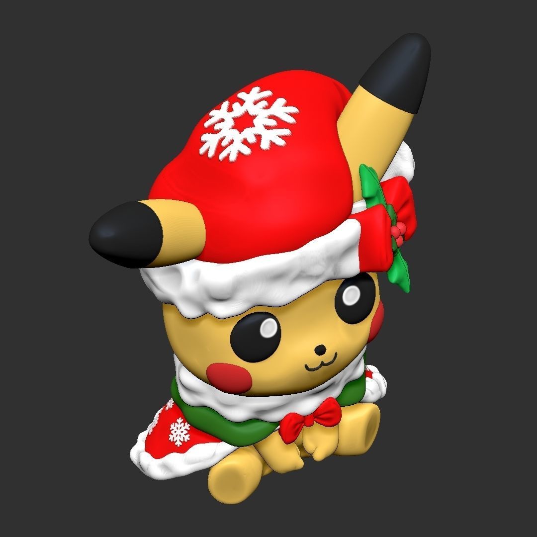 PIKA CHRISTMAS MODEL FOR 3D PRINTING 3D print model_4