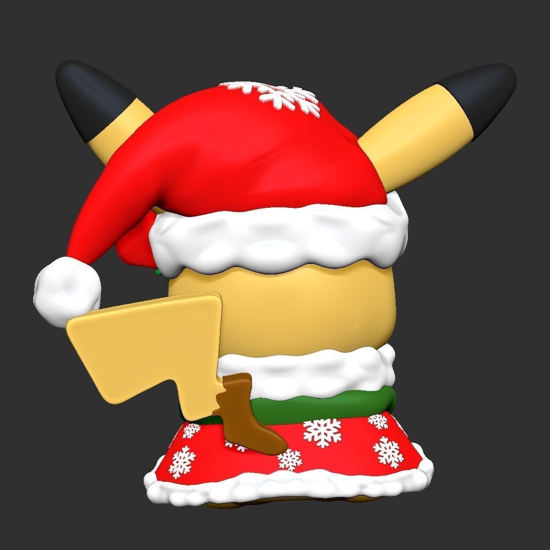 PIKA CHRISTMAS MODEL FOR 3D PRINTING 3D print model_2