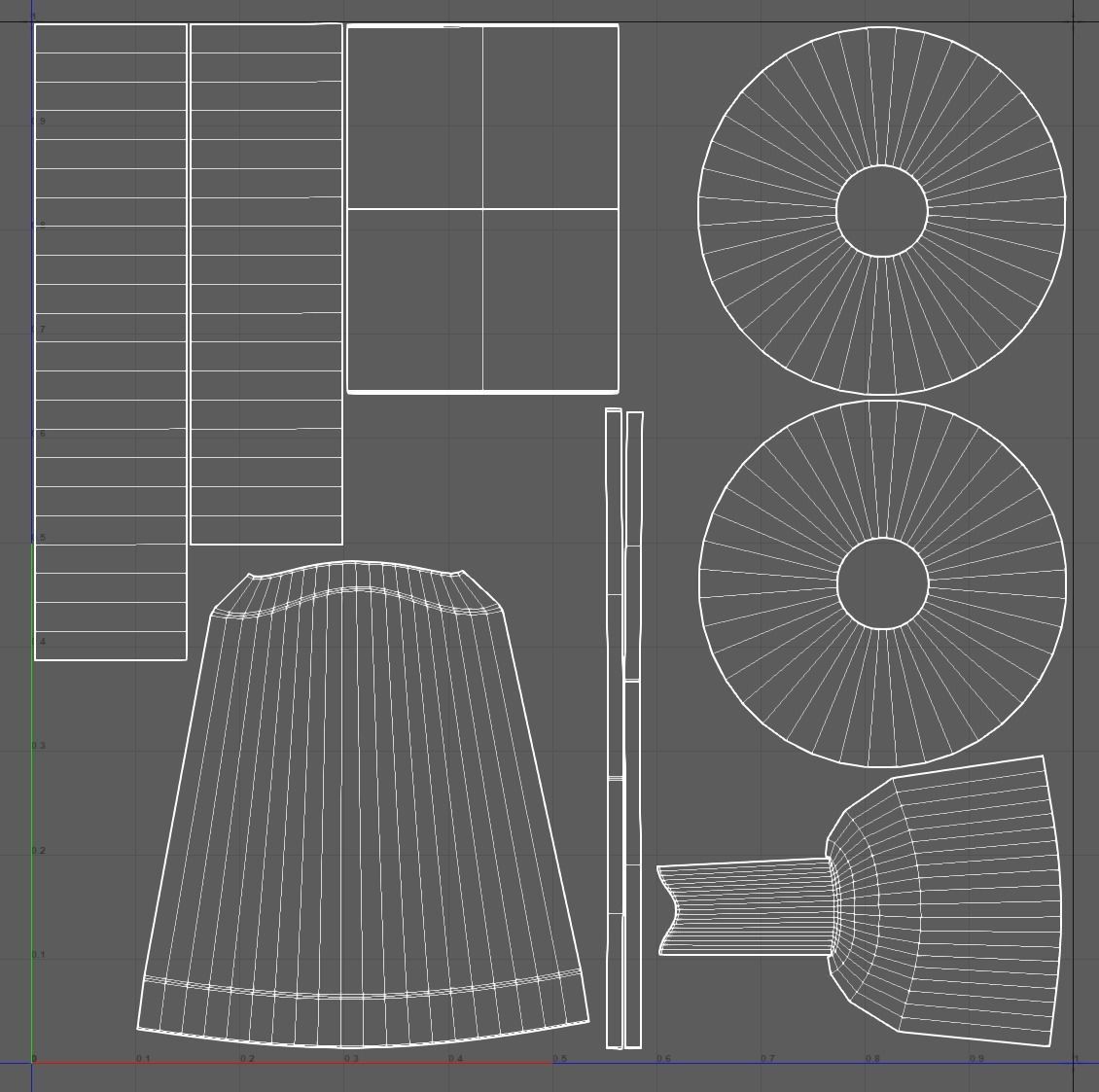 Starfleet Phaser Low-poly 3D model_10