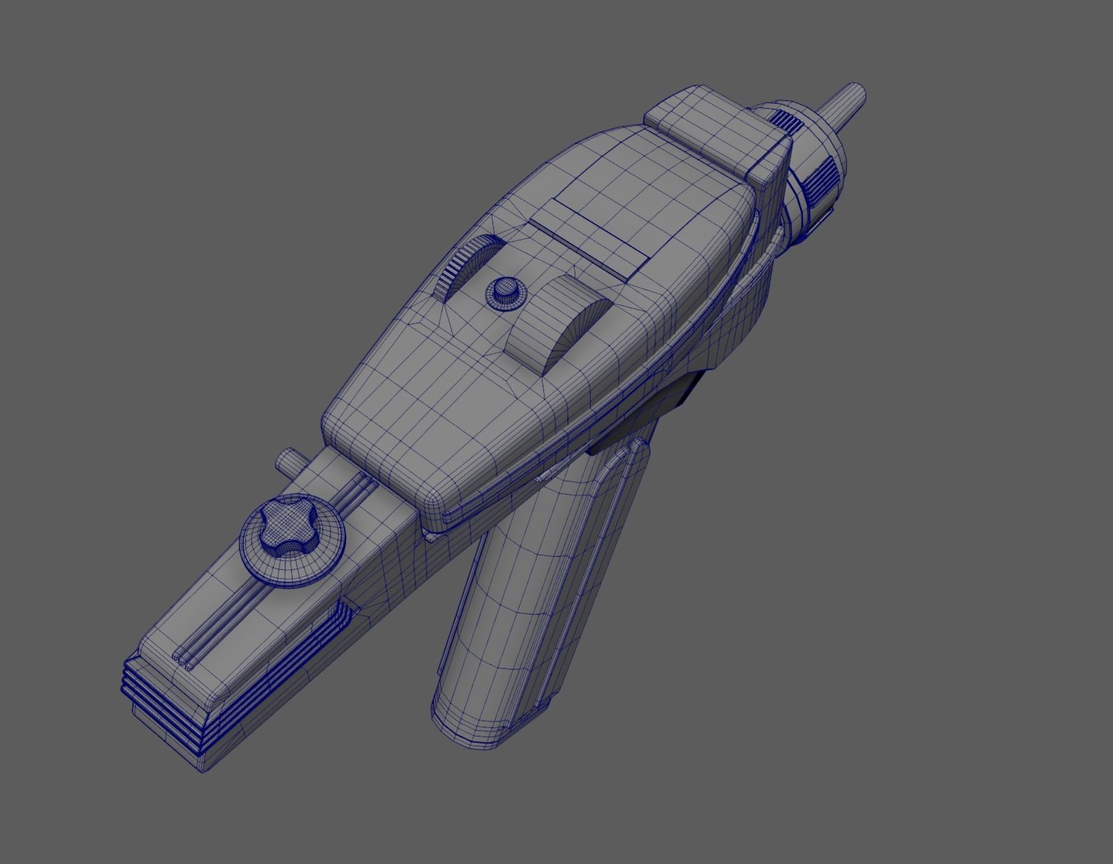 Starfleet Phaser Low-poly 3D model_8