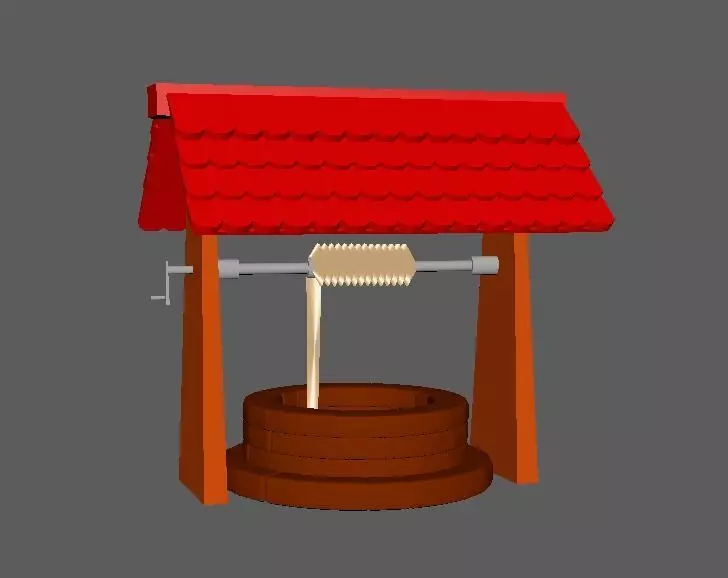 Ancient Well Free 3D model
