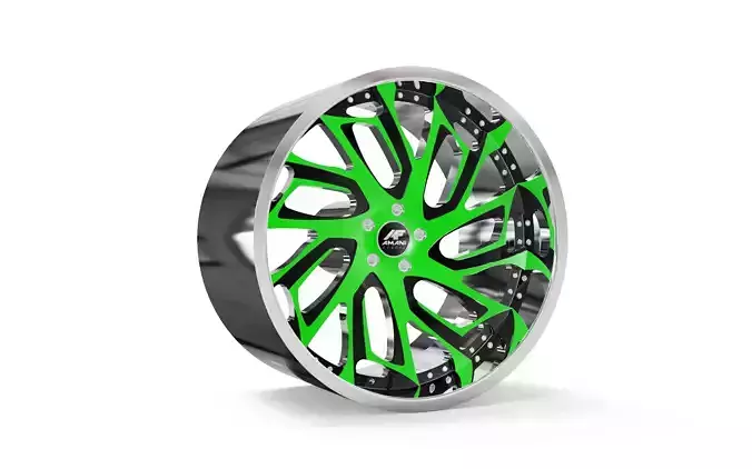 AMANI FORGED Original Biscayne WHEEL 3D MODEL