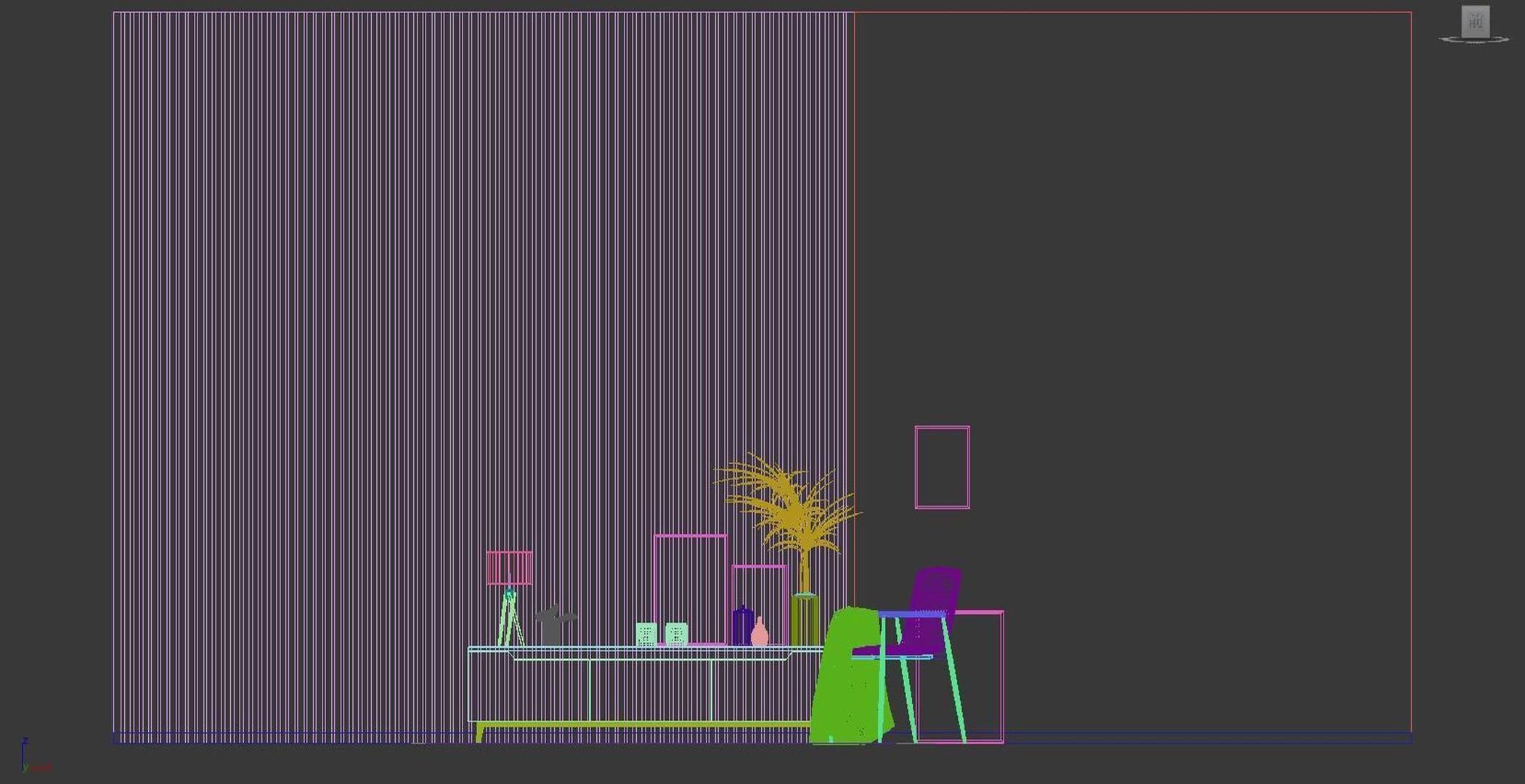 Chinese style chair New single 3D model_6